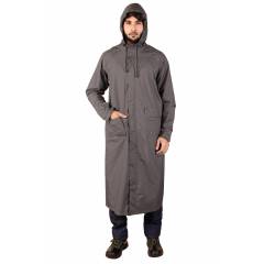 Mallcom Cumulus Grey PU Raincoat, Size: M