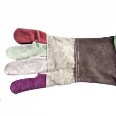 Shiva Multicolor Leather Hand Gloves (Pack of 10)