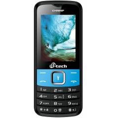 M-tech Champ Black & Blue Dual SIM Feature Phone
