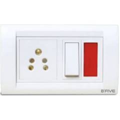 B-Five Decent 2 Module Cover Plate, B-062D (Pack of 10)