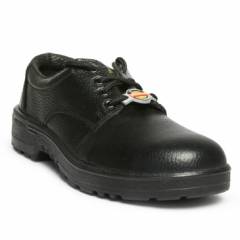 Liberty 7198-01 Warrior Steel Toe Black Safety Shoes, Size: 5