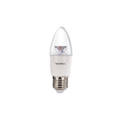 Wipro Garnet 6W E-27 2700K LED Candle Bulb (Pack of 2)