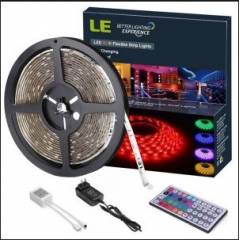 Solo RGB LED Strip Light Set with Changer, Remote & Adapter, 5m (Pack of 4)