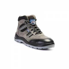 Allen Cooper AC 1157 Antistatic Steel Toe Grey & Black Safety Shoes, Size: 6