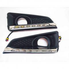 Autogold Fog Lamp Assembly DRL LED for Honda City iDTEC, AG428