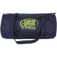 Salute Hunk Forever Black Polyester Duffel Bag