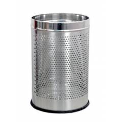 SS Silverware 7 Litre Stainless Steel Perforated Open Dustbin