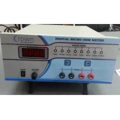 Crown 3 Digit Digital Micro Ohm Meter, Measuring Range: 19.99mO, CES 201A