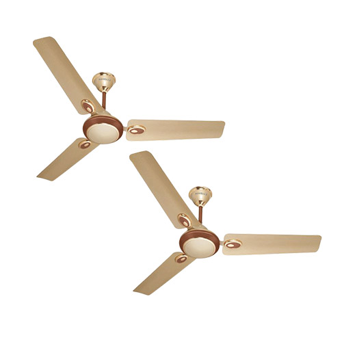 Urja Lite 70w 1200mm Golden Brown Aluminium Ceiling Fan Pack Of 2