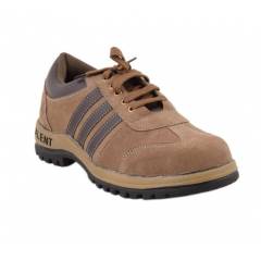 Neosafe Talent A5008 Low Ankle Steel Toe Sporty Brown Safety Shoes, Size: 6