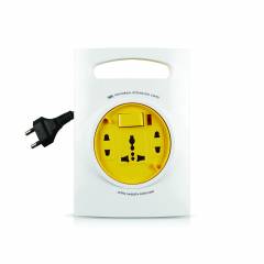GM 3047 G Flex 2 Pin 5m Wire Extension Cord with Indicator & International Socket