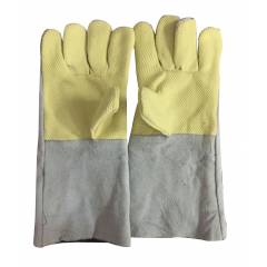 Ufo 290g Palm Kevlar Heat Resistant Yellow Safety Gloves, Size: L