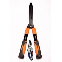 Ketsy 714 Gardening Hedge Shear 54 cm and 8 Inch Aluminum Pruning Shear