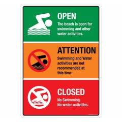 Safety Sign Store Pool-Do's and Don'ts Sign Board, PS726-A4V-01