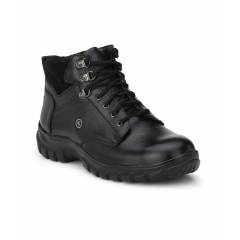 Timberwood TWLT1 Mid Ankle Steel Toe Black Safety Shoes, Size: 6