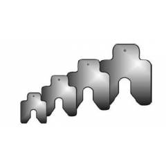 Lovejoy Precut Alignment Shims, Size: RS-2, Thickness: 0.2 mm (Pack of 10)