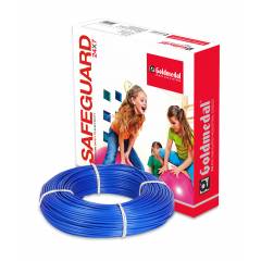 Goldmedal 90m 4 Sq mm Blue FR PVC Wire