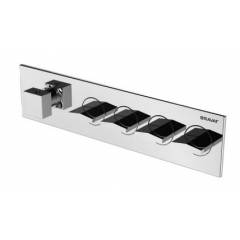 Bravat Wellness Series DM-09 Diamond Series- Thermostatic Mixer with 4 Outlets Trim Kit