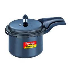 Prestige Deluxe Plus 3 Litre Hard Anodized Outer Lid Pressure Cooker, 20350