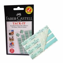 Faber-Castell Light Green Tack It, 187091 (Pack of 50)
