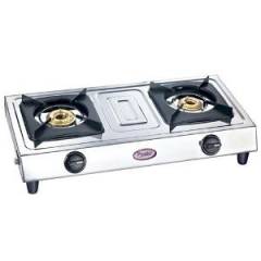 Prestige Star Stainless Steel 2 Burners Gas Stove