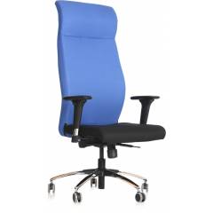 Bluebell Eleganz High Back Black and Blue Chair, BB-EZ-01-A2