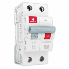 Havells Euro-II 63A SPN C Curve MCB, DHMGCSNF063