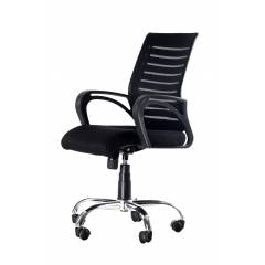 Regent Seating Collection Black Net Boom Chair