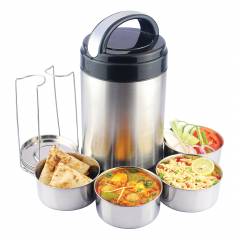 Elegante 4 Containers Stainless Steel Lunch Box