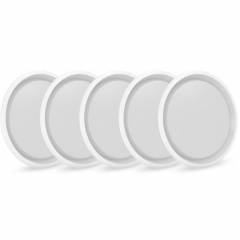 Corvi Flat 8 20W Warm White Dimmable LED Panel Light (Pack of 5)