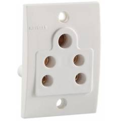 Havells Reo 6A 5 Pin Socket without Shutter, AHEKPOW063