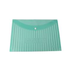 Dataking Green My Clear Bag With Linear Printing, Size: FC, DKCB703FG (Pack of 12)