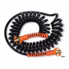 Groz Polyurethane Coil Hose, PUH/5BO/20/1-4/BSP