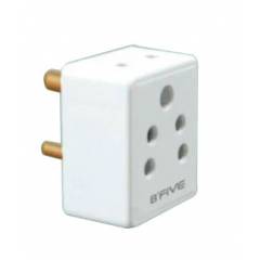 B-Five White 5 Pin Multi Plug, B-226 (Pack of 10)