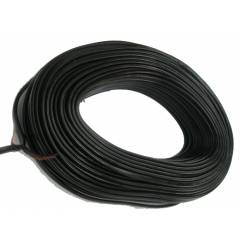 BCI 90m Black PVC Insulated Unsheathed Flexible Copper Cable, 1.5Sqmm