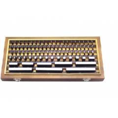 Yuzuki 112 Piece Slip Gauge with Individual Calibration Certificate