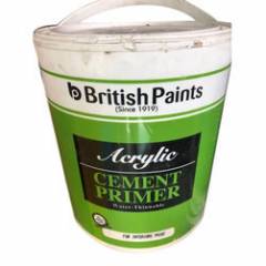 British Paints 10 Litre Water Thinnable Universal Acrylic Cement Primer