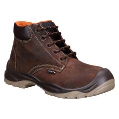 Torp REDDING-02 High Ankle Leather Composite Toe Brown Safety Shoes, Size: 6