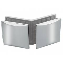 Godrej Stainless Steel Kurve Glass To Glass Clip, 5768