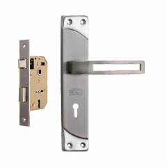 Plaza Elegant Stainless Steel Finish Handle with 65mm Mortice Lock & 3 Keys
