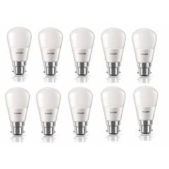 Philips 2.7W B22 6500K Cool Day Light LED Bulb, GT0001 (Pack of 10)