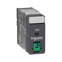 Schneider 5A 230VAC Interface Relay With Lockable Test Button And LED, RXG22P7