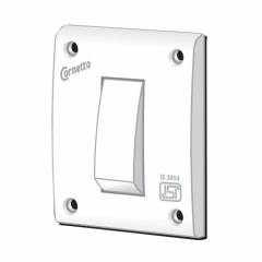 Cornetto Non Modular 16A 2 Way Switch, 1015 (Pack of 10)