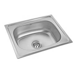 Neelkanth NK-SB4L Linen Single Bowl Stainless Steel Sink