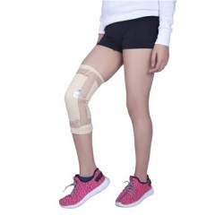 Hiakan HI 409 Classic Single Hinged Beige Knee Cap, Size: M
