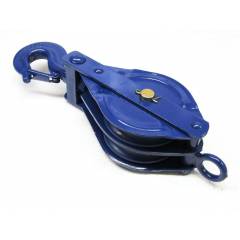 Kepro 0.5 Ton Double Sheave Manilla Rope Pulley Block With Bearing, KMPB2004