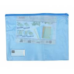 Saya SY2204 Orange A4 My Zip Bag (Pack of 5)