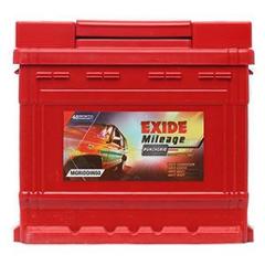 Exide Mileage 12V 50Ah Left Layout Battery, MGRIDDIN50