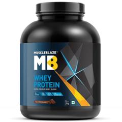 MuscleBlaze 2.2lbs Rich Milk Chocolate Whey Protein