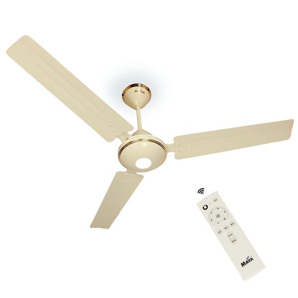 Maya Ecological 900mm Ivory Decorative Bldc Ceiling Fan 900 Eco Deco Ivory